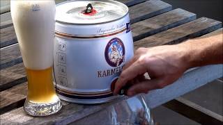 Party Beer Keg  How to open a beer keg and pour a perfect beer [upl. by Ahaelam]