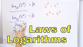 18  Properties of Logarithms Log x  Part 1  Laws of Logs  Calculate Logs amp Simplify [upl. by Japeth957]