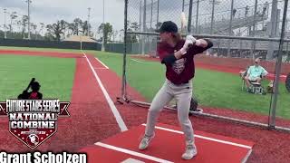 Utah 2023 infielder Grant Scholzen [upl. by Delwin]