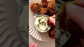 Crumbed Air Fryer Mushrooms [upl. by Cowles]