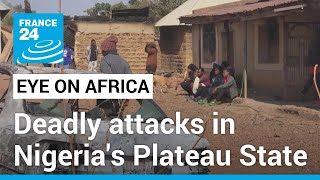 At least 140 villagers killed by suspected herders in northcentral Nigeria • FRANCE 24 English [upl. by Eelime]