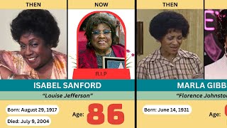 The Jeffersons 1975–1985 Then and Now 2024 ★ How They Changed [upl. by Switzer]