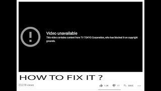 Video Blocked In Your Country Quick Fix [upl. by Glanville]