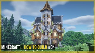 Minecraft How to Build a Medieval Town Hall Tutorial [upl. by Eriam]