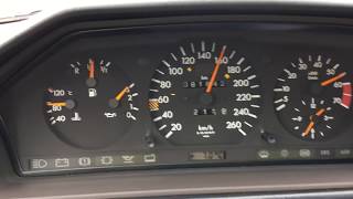 MercedesBenz W124 E500 94 Acceleration 0260 KMH [upl. by Cogn851]