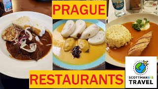 BEST Restaurants in Prague  Prague RESTAURANT TOUR [upl. by Dich]