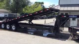 Load Trail 102x32 Gooseneck Deckover Tilt Equipment Trailer 21000 GVW 7172204220 [upl. by Aneehsal]