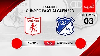 EN VIVO  America vs Millonarios  FECHA 5 cuadrangulares de la liga colombiana [upl. by Kella]