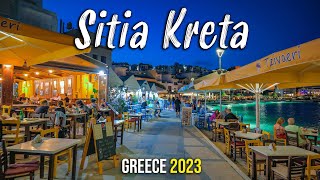 Sitia Crete walking tour 4k Drone shots Kreta Greece 2023 [upl. by Eniloj]