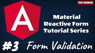 How To Validate Angular Material Reactive Form [upl. by Kneeland]