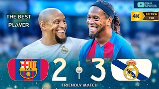 APOSENTADO E AOS 42 ANOS RONALDINHO GAÃšCHO MARCOU GOL E DEU AULA NO Ã‰L CLÃSSICO DAS LENDAS [upl. by Leohcin]