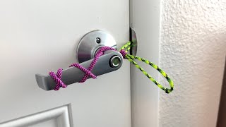 Deadbolt Knot for your Hotel Room [upl. by Trinia]