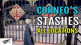 Corneos Stash ALL 3 locations Corneos Secret Stash Side Quest FF7 Remake [upl. by Shantee]