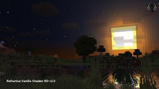 Reflective Vanilla Shaders RenderDragon v20  Minecraft PE 119 [upl. by Ahsatak]