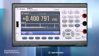 Truevolt Digital Multimeters Introducing the 34460A and 34461A Video Demonstration [upl. by Yentruok]