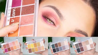 NEW Wet n Wild Coloricon 10 Pan Eyeshadow Palettes  Swatches amp Tutorial [upl. by Verger]