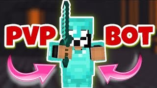 The BEST Mcpe PVP Practice Map With BOTS how to download [upl. by Romie]