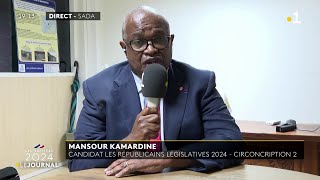 Mansour Kamardine était linvité du journal [upl. by Plerre191]