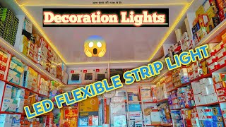 LED STRIP LIGHTS UNBOXING  Decoration Lights  led flexible strip light light strip led bulb [upl. by Nnoj]