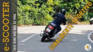 SPORTIVO e CONNESSO Test SCOOTER ELETTRICO 125 NIU MQI GT Evo 14quot [upl. by Akins961]