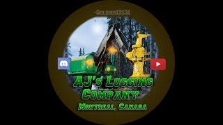 AJs Logging Co Logging FS17 [upl. by Oijres]