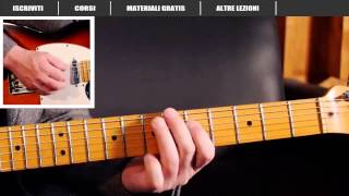 I quotCASTELLIquot DELLA PENTATONICA  LEZIONE DI CHITARRA  TUTORIAL [upl. by Mandych]