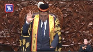 Awang Bemee dilantik Yang Dipertua Dewan Negara ke21 [upl. by Atarman]