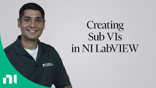 Creating Sub VIs in NI LabVIEW [upl. by Moise436]