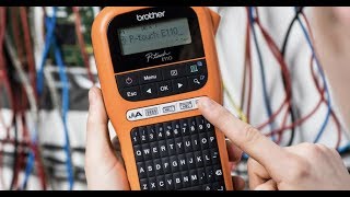 Demo Video Brother PTE110 and PTE110VP Handheld Label Printers  Toolstation [upl. by Ahsilrak]