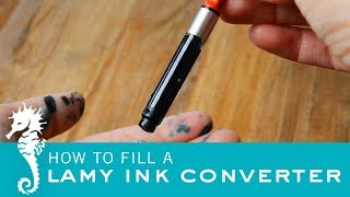 How To Fill a Lamy Converter  The Paper Seahorse [upl. by Larsen515]