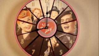 I Love Lucy Talking Wall Clock articulatedwmv [upl. by Eidde]