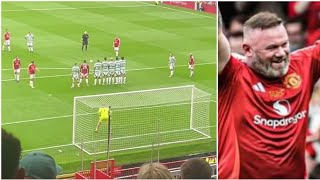 Wayne Rooney Freekick Goal At Old Trafford 😱🔥  Man United Legends Vs Celtic Legends Highlights [upl. by Razal]