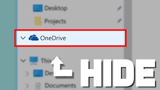 Remove OneDrive Shortcut in Windows Explorer  Windows 10 \\ Full Guide [upl. by Greer989]