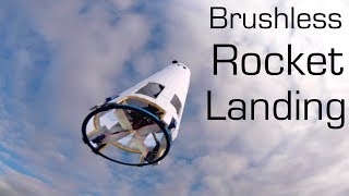 Brushless RC ROCKET Vertical Landing SpaceX Style  RCTESTFLIGHT [upl. by Avera]