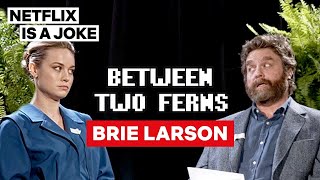 Brie Larson Between Two Ferns with Zach Galifianakis  Netflix Is A Joke [upl. by Arret]