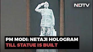 Grand Netaji Statue At India Gate Says PM Hologram To Fill Spot [upl. by Alekehs723]