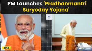 Pradhan Mantri Suryoday Yojana Over One Crore Households To Get Solar Rooftop System In India [upl. by Nivalc]