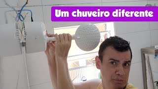 INSTALANDO UM CHUVEIRO DIFERENTE AQUI EM CASA  Fubá online [upl. by Rebak]