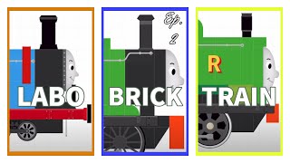 P 2 Playing Labo Brick Train Build Game Thomas and Friends [upl. by Nuaj]