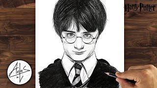 How to draw Harry Potter step by step  Drawing Tutorial  YouCanDraw [upl. by Englis]