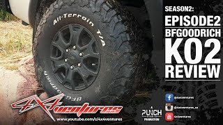 4x4ventures S2Ep2 BFGoodrich AT KO2 Tire Review [upl. by Annaerda]