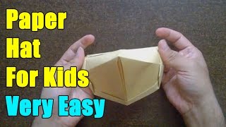 How to Make a Paper Hat [upl. by Yelhak]