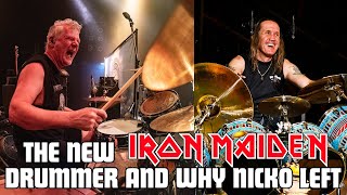 Who is the new Iron Maiden drummer and why Nicko McBrain left the band [upl. by Hterag]