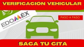 CITA VERIFICACIÓN VEHICULAR ESTADO DE MÉXICO  TRÁMITES ELECTRÓNICOS  MEDIO AMBIENTE [upl. by Montagna]