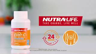 NUTRALIFE  EsterC ® with Probiotics  24 Hour Vitamin C [upl. by Akemahs]