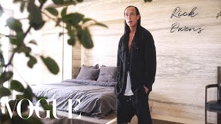 Inside Designer Rick Owens’s Minimalist Home Filled With Wonderful Objects  Vogue [upl. by Henri]