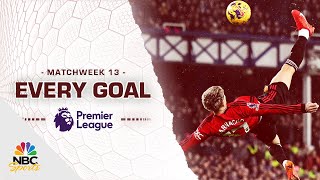 Every Premier League goal from Matchweek 13 202324  NBC Sports [upl. by Wohlen]