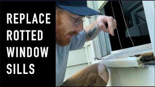 HOW TO remove and replace WINDOW SILLS [upl. by Nostaw132]