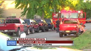 BREAKING Two women shot and killed in Southwest Detroit [upl. by Imuy]