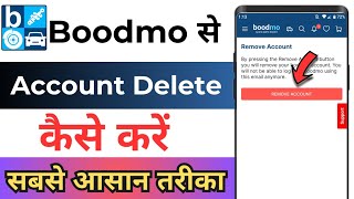 How To Delete Boodmo Account  Boodmo Account Delete Kaise Kare  Boodmo App [upl. by Delamare]